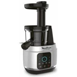 Moulinex ZU420E Juice E Clean Estrattore Di Succo A Freddo Con Teconlogia Easy Clean Per Una Pulizia Facile Touch Screen 0.8 Litri Alluminio