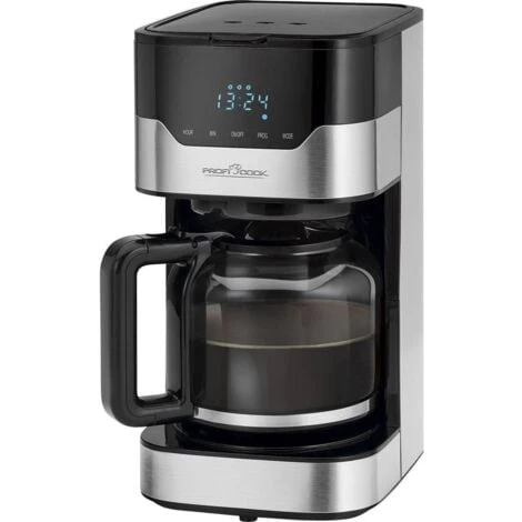 Profi Cook PC-KA 1169 Macchina Per Il Caffè Acciaio Inox, Nero Capacità Tazze=14 Caraffa In Vetro 3 Profi Cook PC-KA 1169 Macchina Per Il Caffè Acciaio Inox, Nero Capacità Tazze=14 Caraffa In Vetro