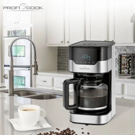 Profi Cook PC-KA 1169 Macchina Per Il Caffè Acciaio Inox, Nero Capacità Tazze=14 Caraffa In Vetro 4 Profi Cook PC-KA 1169 Macchina Per Il Caffè Acciaio Inox, Nero Capacità Tazze=14 Caraffa In Vetro - immagine 2