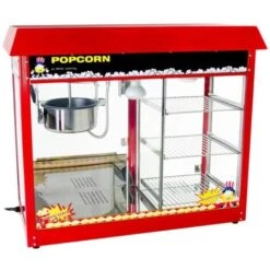 Macchina Per Popcorn Professionale Rossa - Vetrina Espositiva Riscaldata 1700W 9 Macchina Per Popcorn Professionale Rossa - Vetrina Espositiva Riscaldata 1700W -Piccoli Elettrodomestici 14896278 3