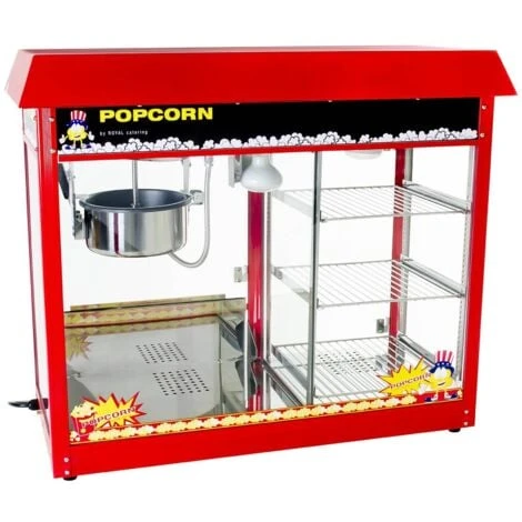 Macchina Per Popcorn Professionale Rossa - Vetrina Espositiva Riscaldata 1700W 5 Macchina Per Popcorn Professionale Rossa - Vetrina Espositiva Riscaldata 1700W - immagine 3