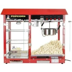 Macchina Per Popcorn Professionale Rossa - Vetrina Espositiva Riscaldata 1700W 10 Macchina Per Popcorn Professionale Rossa - Vetrina Espositiva Riscaldata 1700W -Piccoli Elettrodomestici 14896278 4