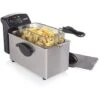 Friggitrice Elettrica In Acciaio Inox 3 Lt 2000W Termostato Regolabile 190 Gradi -Piccoli Elettrodomestici 16168004 1
