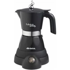 Ariete 1358/11 Moka Aroma Elettrica 2/4 Tazze Nero