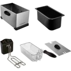 FRIGGITRICE PROFESSIONALE 3 LITRI 2200 W ACCIAIO INOSSIDABILE AIGOSTAR -Piccoli Elettrodomestici 22189169 3