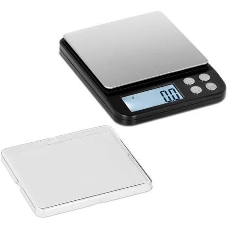 Bilancia Di Precisione Bilancia Controllo Acciaio Inox Plastica Abs 500G/0 01G 4 Bilancia Di Precisione Bilancia Controllo Acciaio Inox Plastica Abs 500G/0 01G - immagine 2