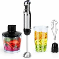 FRULLATORE 1000W FRULLATORI A IMMERSIONE MINIPIMER 4 IN 1 MIXER PIÙ DI 6 VELOCITÀ TURBO -Piccoli Elettrodomestici 27160522 4