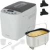 AREBOS Macchina Per Il Pane 1500g 15 Programmi Automatica LCD Timer 850W Bianca -Piccoli Elettrodomestici 28397656 1