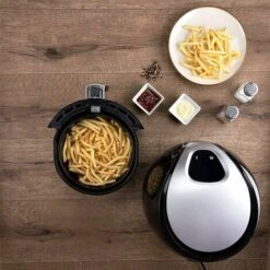 Alpina Friggitrice Aria Calda Digitale Senza Olio Airfryer 2,4Lt Frigge Cuoce 1500W -Piccoli Elettrodomestici 28768093 5