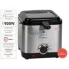 Friggitrice In Acciaio Inox Da 900 W 1,5 Litri, 21,5 X 24 X 20,9 Cm -Piccoli Elettrodomestici 30793497 1