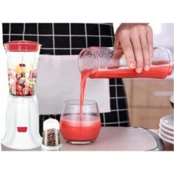 Frullatore Elettrico 2 In 1 Macina Caffe Tritatutto 200w Mixer Frutta 400ml 6708 -Piccoli Elettrodomestici 31027150 4