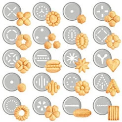 Macchina Sparabiscotti Manuale Pressa Pasta Frolla Biscotti Decora Torte -Piccoli Elettrodomestici 33482012 5