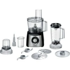 Bosch Haushalt MCM3PM386 Robot Da Cucina 900 W Acciaio Inox, Nero