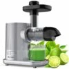 Estrattore Di Succo Frutta Verdure, Estrattore Lento, Estrattore Di Succo Senza Lame, Spremiagrumi Di Succo Fresco A Basso Rumore, Spremitura Lenta, 220-240V, 150W, Argento