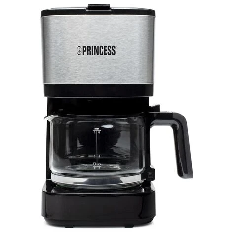 Macchina Caffè Con Filtro Compact 8 600 W 0,75 L Nero Argento Princess 5 Macchina Caffè Con Filtro Compact 8 600 W 0,75 L Nero Argento Princess - immagine 3