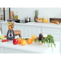 Frullatore A Bicchiere 400 W Con Caraffa In Vetro E 5 Velocità Lame In Acciaio Inox PURLINE HOMEAPP BV 9 Frullatore A Bicchiere 400 W Con Caraffa In Vetro E 5 Velocità Lame In Acciaio Inox PURLINE HOMEAPP BV -Piccoli Elettrodomestici 42192575 3