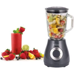 Frullatore A Bicchiere 400 W Con Caraffa In Vetro E 5 Velocità Lame In Acciaio Inox PURLINE HOMEAPP BV 10 Frullatore A Bicchiere 400 W Con Caraffa In Vetro E 5 Velocità Lame In Acciaio Inox PURLINE HOMEAPP BV -Piccoli Elettrodomestici 42192575 4