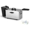 Friggitrice Professionale In Acciaio - INOX Orbegozo. Capacità 2,5 Litri. Termostato Regolabile. Potenza 2.000 Watt.