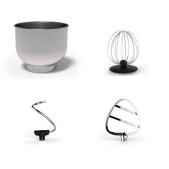 Impastatrice Planetaria 5L Ciotola Acciaio 1600W Impastatore Robot JORDAN CASA -Piccoli Elettrodomestici 51074837 4