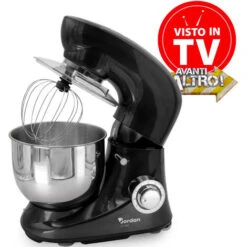 Impastatrice Planetaria 5L Ciotola Acciaio 1600W Impastatore Robot JORDAN CASA -Piccoli Elettrodomestici 51074837 5