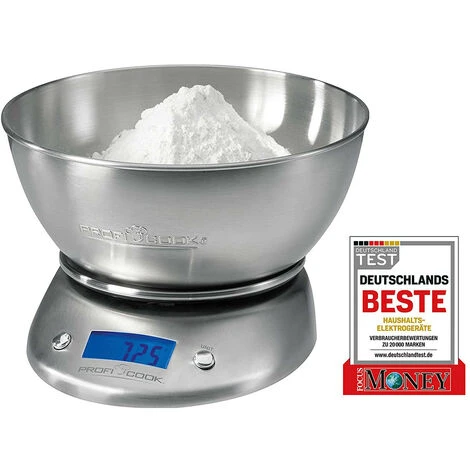 Bilancia Digitale Con Ciotola In Acciaio Inox 5Kg KW 1040 3 Bilancia Digitale Con Ciotola In Acciaio Inox 5Kg KW 1040