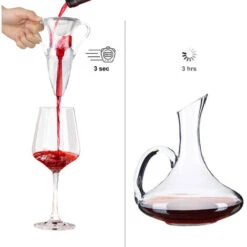 Todeco Decanter Per Vino, Aeratore Vino Rosso - Scatola: Pacco Regalo - Materiale: Acrilico - Con Anse 10 Todeco Decanter Per Vino, Aeratore Vino Rosso - Scatola: Pacco Regalo - Materiale: Acrilico - Con Anse -Piccoli Elettrodomestici 54376876 4