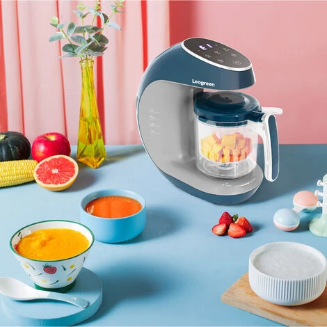 Leogreen Cuocipappa Bambini Robot Da Cucina Multifunzione 7 In 1 Cottura A Vapore, Omogeneizzatore, Frullatore, Riscalda, Sterilizzare, Scongela, Scaldabiberon, Pulizia Automatica, SENZA BPA 7 Leogreen Cuocipappa Bambini Robot Da Cucina Multifunzione 7 In 1 Cottura A Vapore, Omogeneizzatore, Frullatore, Riscalda, Sterilizzare, Scongela, Scaldabiberon, Pulizia Automatica, SENZA BPA - immagine 5