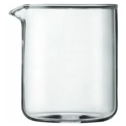 BODUM BOCCALE DI RICAMBIO PER CAFFETTIERA FRENCH PRESS DA 4 TAZZE, 0,5 L, DIAMETRO: 9,6 CM, ALTEZZA: 12,5 CM