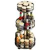 Supporto Dispenser Contenitore Portaspezie In Metallo 3 Ripiani Girevoli Rotondo 2 Supporto Dispenser Contenitore Portaspezie In Metallo 3 Ripiani Girevoli Rotondo -Piccoli Elettrodomestici 59587845 1