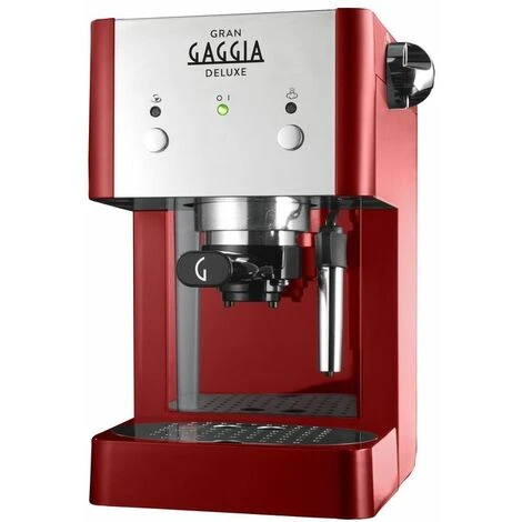 Gaggia RI8425/22 Macchina Da Caffè Manuale Gran Gaggia Deluxe Rossa 3 Gaggia RI8425/22 Macchina Da Caffè Manuale Gran Gaggia Deluxe Rossa