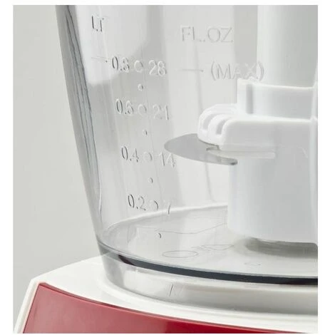 Girmi RB15 Robot Multifunzione 0,8Lt 300W Rosso/Bianco 6 Girmi RB15 Robot Multifunzione 0,8Lt 300W Rosso/Bianco - immagine 4