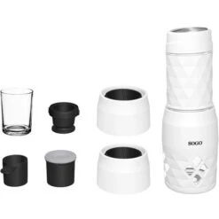 SOGO Human Technology CAF-SS-5612 Macchina Per Il Caffè Bianco -Piccoli Elettrodomestici 59977085 2