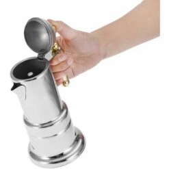 Caffettiera Con Piano Cottura In Acciaio Inossidabile Da 4 Tazze Pentola Per Caffè Espresso Durevole Pentola Per Moka In Argento Con Valvola Di Sicurezza 11 Caffettiera Con Piano Cottura In Acciaio Inossidabile Da 4 Tazze Pentola Per Caffè Espresso Durevole Pentola Per Moka In Argento Con Valvola Di Sicurezza -Piccoli Elettrodomestici 63848047 5