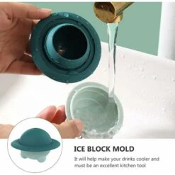 Stampi In Silicone Per Palline Di Ghiaccio Stampo Per Ghiaccio A Sfera Vassoi Per Cubetti Di Ghiaccio Creatore Di Sfere Di Ghiaccio Per Cocktail Di Whisky Blu Bourbon -Piccoli Elettrodomestici 63849746 5