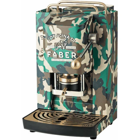 Faber Pro Deluxe Macchina Del Caffe' A Cialde 44mm Army 3 Faber Pro Deluxe Macchina Del Caffe' A Cialde 44mm Army
