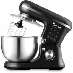 Jordan Impastatrice Planetaria 1700W, Capienza 6,5 Litri JCI-198NM , 6 Velocità + Pulse, 3 Accessori Inclusi