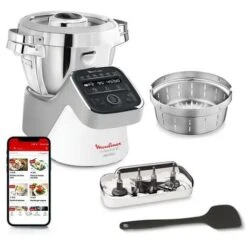 Robot Da Cucina Multifunzionale 3l 1550w Argento - Hf807e10 - Moulinex