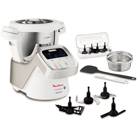 Robot Da Cucina Multifunzione 4,5l 1550w Bianco - Hf900110 - Moulinex 3 Robot Da Cucina Multifunzione 4,5l 1550w Bianco - Hf900110 - Moulinex