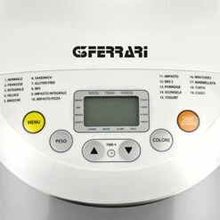 G3 Ferrari G10078 Macchina Del Pane Pagnotta, 550W, Acciaio INOX, 19 Programmi, Argento / Bianco -Piccoli Elettrodomestici 70702207 3