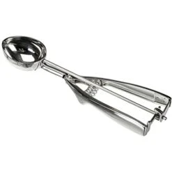 Paderno 41474-00 Porzionatore Gelato Ovale, In Acciaio Inox