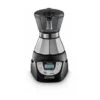 DeLonghi Alicia PLUS EMKP 21.B Caffettiera Moka Elettrica 1-2 Tazze, Caffè Caldo Per 30 Minuti, Funzione Orzo, Spegnimento Automatico, Risparmio Energetico, Facile Da Usare E Da Pulire, 450 W,Argento