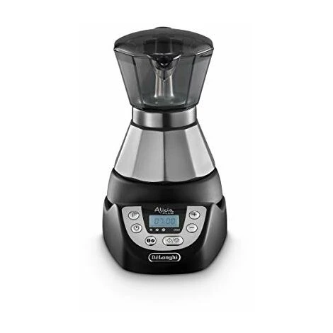 DeLonghi Alicia PLUS EMKP 21.B Caffettiera Moka Elettrica 1-2 Tazze, Caffè Caldo Per 30 Minuti, Funzione Orzo, Spegnimento Automatico, Risparmio Energetico, Facile Da Usare E Da Pulire, 450 W,Argento 3 DeLonghi Alicia PLUS EMKP 21.B Caffettiera Moka Elettrica 1-2 Tazze, Caffè Caldo Per 30 Minuti, Funzione Orzo, Spegnimento Automatico, Risparmio Energetico, Facile Da Usare E Da Pulire, 450 W,Argento