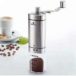 Westmark Macinacaffè Manuale Con Macinino In Ceramica, Fino A 4 Tazze Di Caffè, Con Scala Graduata, Brasilia, Lunghezza: 20,5 Cm, Acciaio Inox/ceramica, 24902260 -Piccoli Elettrodomestici 70860471 2