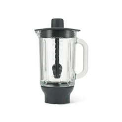 Kenwood KAH359GL Accessorio Frullatore Per Impastatrici Planetarie, In Vetro Thermoresist, Lame In Acciaio Inox Facilmente Removibile, Capacità 1,6L, Grigio Trasparente