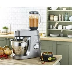 Kenwood KAH359GL Accessorio Frullatore Per Impastatrici Planetarie, In Vetro Thermoresist, Lame In Acciaio Inox Facilmente Removibile, Capacità 1,6L, Grigio Trasparente -Piccoli Elettrodomestici 70860747 4