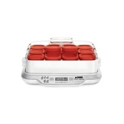 SEB YG661500 YOGURT RE MULTI D LICES EXPRESS 12 VASI 600W YOGURT FORMAGGIO COTTURA A VAPORE 4H ROSSO E BIANCO -Piccoli Elettrodomestici 71180799 2