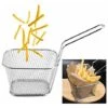 Cestello Per Friggitrice A Filo Metallico Da 8 Pezzi, Mini Patatine In Acciaio Inossidabile Cestini Per Friggere Display Per Alimenti Setaccio Per Patate Strumento Di Cottura Ideale -Piccoli Elettrodomestici 71373246 1
