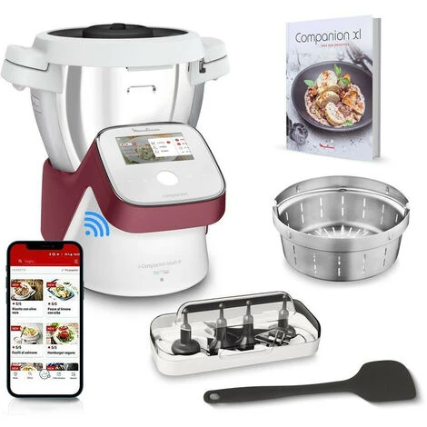 Robot Da Cucina Multifunzionale 3l 1550w Red Edition - Hf934510 - Moulinex 3 Robot Da Cucina Multifunzionale 3l 1550w Red Edition - Hf934510 - Moulinex