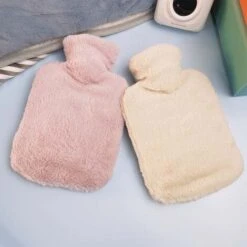 Nuova Borsa Scaldamani, Borsa Dell'acqua Calda Con Copertura In Tessuto Peluche A Due Mani, Borsa Scaldamani Riempita D'acqua In PVC (rosa) -Piccoli Elettrodomestici 71884639 3