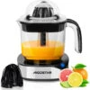 Aigostar Juicy - Spremiagrumi Elettrico, Grande Volume Da 1,2 Litri, Spremiagrumi Con LED E 2 Coni Staccabili, Spremiagrumi Per Pompelmo ,lime ,limone Arancia , Lavabile In Lavastoviglie, 40W -Piccoli Elettrodomestici 72603442 1